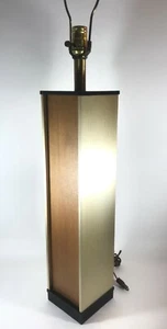 Vintage Mid Century Modern Monumental Architectural Table Lamp MCM - Picture 1 of 12