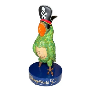 Disney Walt Disney World 50th Pirates of the Caribbean Parrot Figurine Statue - Picture 1 of 3