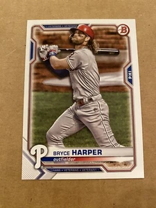 2021 Bowman Bryce Harper #90 Philadelphia Phillies - Picture 1 of 2