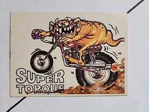 1970 VINTAGE ODD RODS SILLY CYCLES CARD #25 SUPER TORQUE EXCELLENT CONDITION - Picture 1 of 3