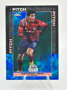 2021 Topps Chrome Sapphire FC Dallas Ricardo Pepi #193 Pitch Prodigies NM QTY - Foto 1 di 1