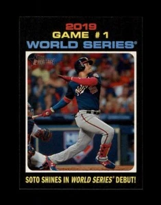 2020 Topps Heritage #327 Soto Shines In World Series Debut - Bild 1 von 2