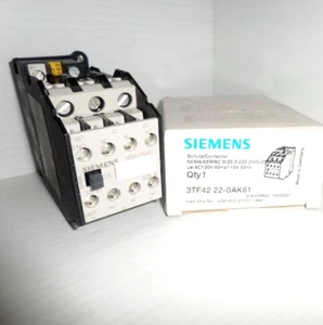 ⭐NUOVO CON SCATOLA⭐CONTATTORE SIEMENS 3TF42 22-OAK61 3TF4222OAK61 ⭐Spedito dagli USA⭐ - Foto 1 di 11