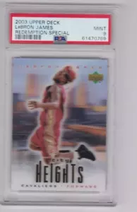 Upper Deck 2003 Lebron James Redemption, City Heights. RC. PSA 9 - Foto 1 di 1