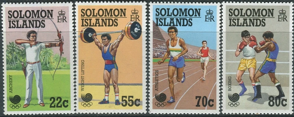 Solomon Islands 1988 SG631-634 Olympic Games set MNH - Image 1 of 1