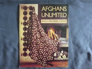 Bucilla Crochet Pattern Vol 65 Afghans Unlimited VTG 1971 - Picture 1 of 9