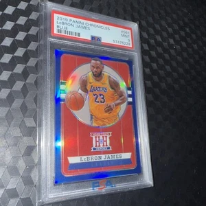 2019 Hometown Heroes Blue Prizm LeBron James /99 Lakers Chronicles PSA 9 SP Mint - Picture 1 of 3