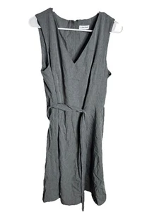 Calvin Klein Kleid Damen Gr. 14 grau Etui ärmellos gefüttert Karriere » - Bild 1 von 4