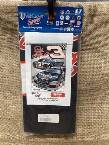 Dale Earnhardt #3 Vertical Flag Banner Sealed Package 27" x 41" WinCraft Nascar Cover