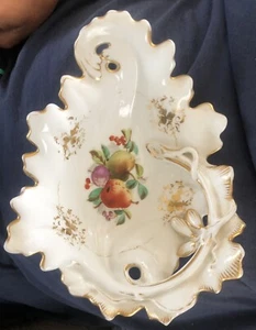 Antique Carl Tielsch German Porcelain Centerpiece Bowl Server Numbered - Picture 1 of 10
