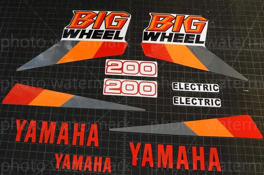 11pc Yamaha 1987 87' BW200 BIG WHEEL decals stickers aufkleber graphics kit Foto 1 de 2