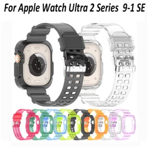 Strap For Apple Watch Series Ultra 2 9/8/7/6/5/4/3/2/1/SE Watch Band Sport - Picture 1 of 26