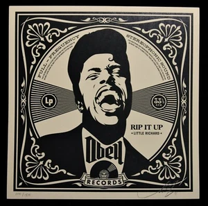 SHEPARD FAIREY hand signiert Party At Moontower box record ed150 2011 obey giant - Bild 1 von 4