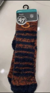 '47 Chicago Bears NFL Fuzzy Kids Sleep Socks Unisex Small - Picture 1 of 2