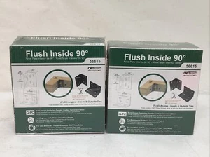 Lot Of (2) OZCO OWT 5" 90° Angle Flush Inside Support Connector 2 Pk (4 Total) - Picture 1 of 4
