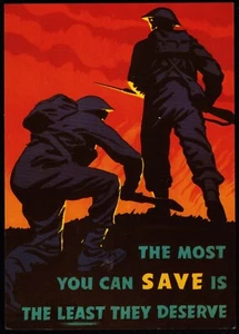 Most You Can Save Is The Least They Deserve Robert Opie Advertisement Postcard - Picture 1 of 2