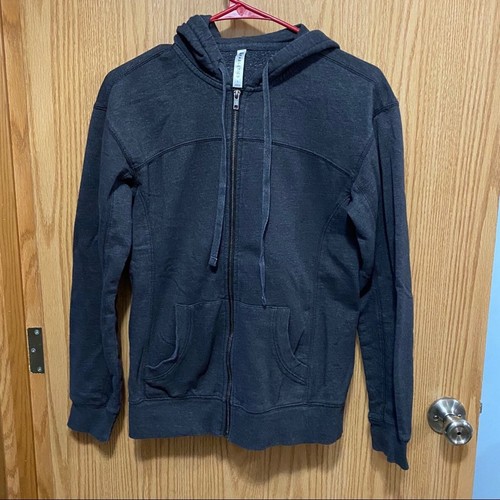 VETEMENTS Felpa con cappuccio e zip Fabletics grigio scuro taglia small loungewear tempo libero