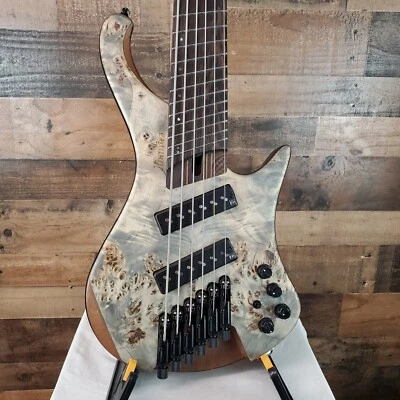 Ibanez EHB1506MSBIF Black Ice Flat 6 String Multi-Scale, Gig Bag, Free Ship, 985 - Image 1 of 4