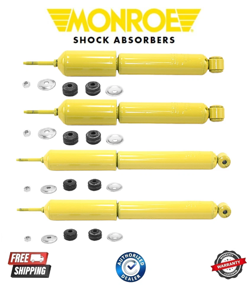 Juego de 4 piezas de amortiguadores delanteros y traseros Monroe GAS MAGNUM para Ford E150 ECONOLINE Foto 1 de 1