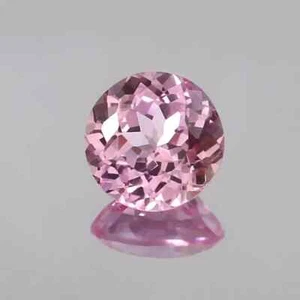 Piedra preciosa suelta de corte redondo de zafiro Padparadscha certificado natural 11,5X11,5 mm - Imagen 1 de 5