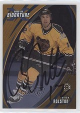 2002-03 ITG Be A Player Signature Series Gold Signatures Brian Rolston #078 Auto