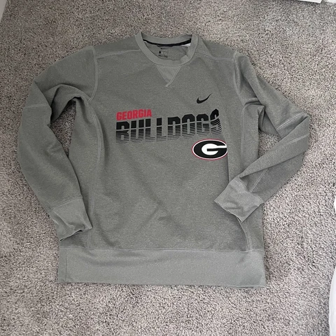 Nike UGA Georgia Bulldogs On Field Sideline Pullover Cover