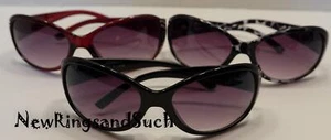 Women's Rectangle Bling Eyewear Fashion Rhinestone Sunglasses 417-19 - Picture 1 of 13