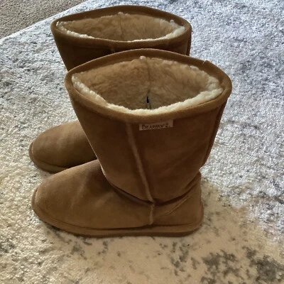 Botas altas BearPaw Emma juveniles talla 5 marrón/bronceado Foto 1 de 4