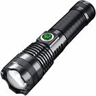 SUPER BRIGHT 150000LM 90W XHP90 LED Flashlight Tactical Rechargeable Torch Light