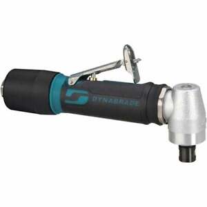 Dynabrade 1/4" Collet, Angle Handle, Air Angle Die Grinder 20,000 RPM, Rear E...