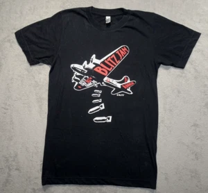 Camiseta Blitz Jam 2014 Alineación Festival de Música 2 Caras Bombardero Avión XS Negra Usada en Excelente Condición - Imagen 1 de 10