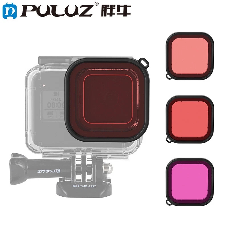 PULUZ for GoPro HERO 8 Black Square Housing Diving Color Lens Filter - Image 1 of 4