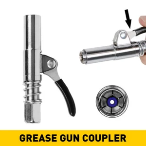 Acoplador de pistola de grasa de alta presión, se bloquea, no tiene fugas, clasificado más de 10.000 PSI - Imagen 1 de 10