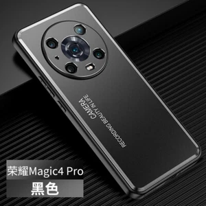 For Honor Magic4 /4 PRO, Luxury Metal Aluminum Armor Hybird Bumper Cover Case - Picture 1 of 14