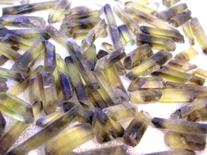 Citrine terminated crystals w/phantoms natural Brazil 200 carat lots - Picture 1 of 3