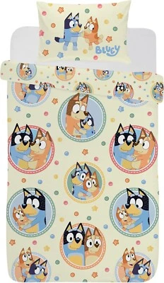 BLUEY Single Duvet Set Reversible Bedding Featuring - Frames - Image 1 of 4