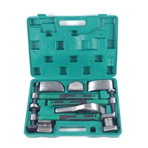 9 Pcs Car Auto Body Repair Tools Panel Beating Set Fender Tool Kit Hammer - Picture 1 of 15