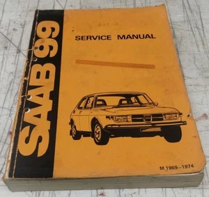 Saab 99 Service Manual M 1969-1974 P/N 103556 Printed In Sweden - Picture 1 of 16