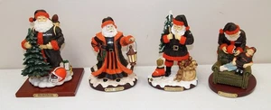 Selten! 4- THE MEMORY COMPANY "Cleveland Browns" NFL Christmas Santa Figuren Lot - Bild 1 von 10