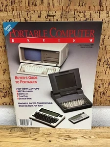 Vintage 1987 Portable Computer Review Magazine Company, NEC, Zenith P-3 - Afbeelding 1 van 6
