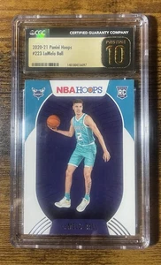LaMELO BALL ( RC ) 2020-21 Panini Hoops / CGC ( GEM MT PRISTINE 10 ) #223 - Picture 1 of 6