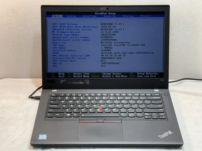 Computadora portátil Lenovo ThinkPad T480 Intel Core i5-8350U @1,70 GHz 16 GB sin disco duro Foto 1 de 2