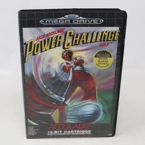 Videojuego de golf vintage 1993 Sega Mega Drive Jack Nicklaus Power Challenge Pal - Imagen 1 de 12