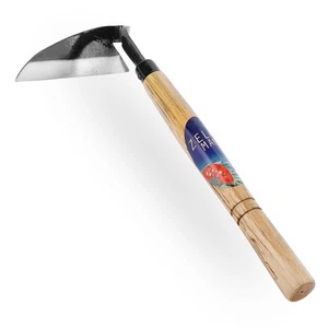 Japanese-Style Weeding Sickle/Hand Hoe, Sickle Garden Hand Weeder Tool with A... - Picture 1 of 7