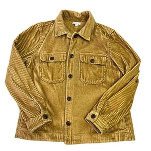 L.L. Bean Signature Classic Corduroy Chore Jacket, Button-Up Beige, Women’s M - Picture 1 of 8