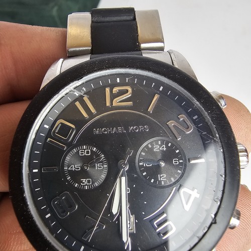 Orologio Cronografo Uomo Michael Kors MK 8321 Acciaio Bicolore