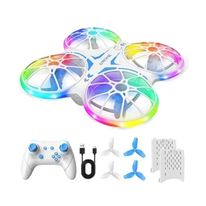 Mini Droni per Bambini Principianti - Con Luci LED e 2 Batterie, Telecomando Cont... - Foto 1 di 9