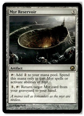 MTG Myr Reservoir - Scars of Mirrodin Moderately Played English - Image 1 of 2