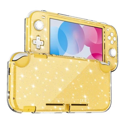 Protective Case for Nintendo Switch Lite, Glitter Bling Transparent Hard PC C... - Image 1 of 4