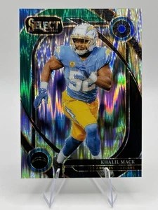 Khalil Mack 2024 Panini Select Black & Green Shock Club Level Los Angeles - Bild 1 von 2